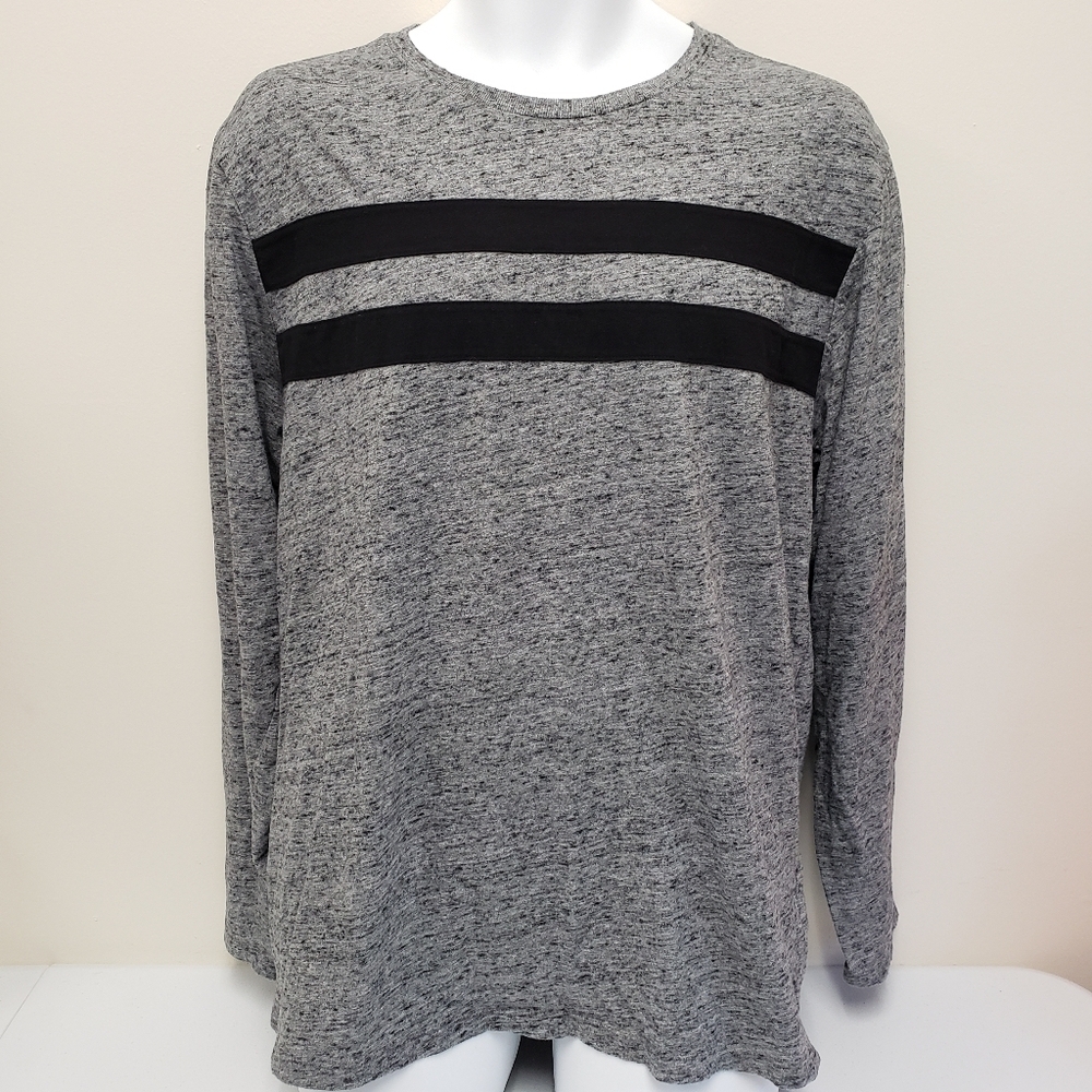 Old Navy Mens Gray Long Sleeve Tshirt Size XL